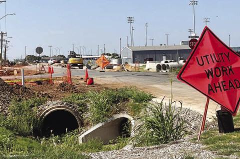 Gas line replaced in Hennessey after Monday scare